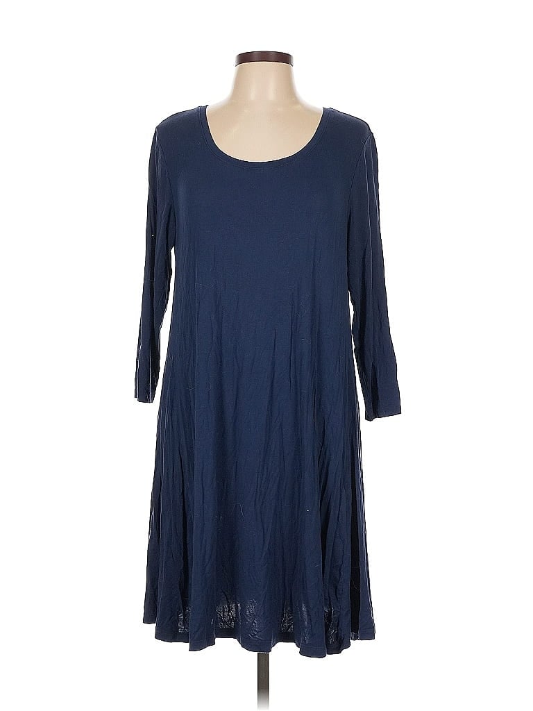 Click to view more detailed imagery on our partner's website Pre-owned Style & Co Casual Dress In Blue