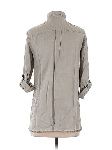Zara 3/4 Sleeve Button-Down Shirt (view 2)