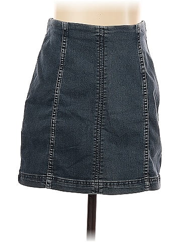 Free People Denim Skirt (view 1)