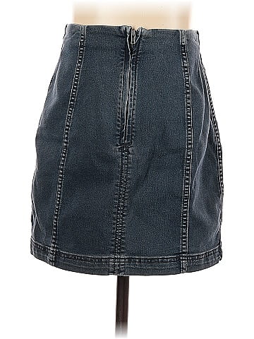 Free People Denim Skirt (view 2)