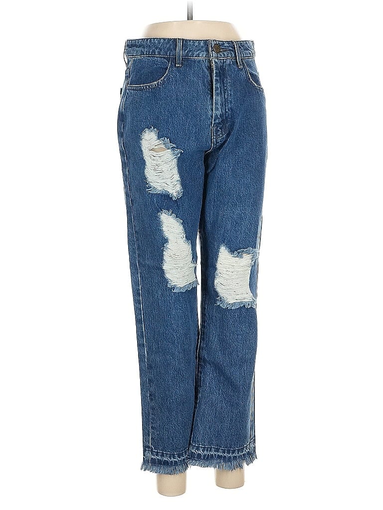 Pre-owned Show Me Your Mumu Jeans In Blue