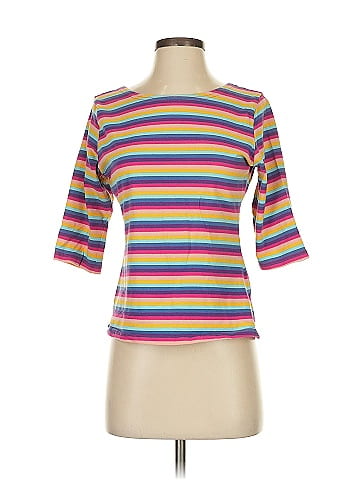 Allegra K 3/4 Sleeve T-Shirt (view 1)
