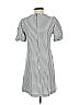 Ann Taylor LOFT Checkered-gingham Gray Casual Dress Size 4 - photo 2