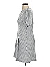 Ann Taylor LOFT Checkered-gingham Gray Casual Dress Size 4 - photo 4