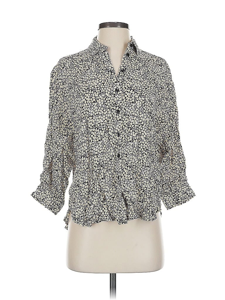 Click to view more detailed imagery on our partner's website Pre-owned Stockholm Atelier & Other Stories 3/4 Sleeve Button Down Shirt In White