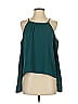 Kazo 100% Polyester Teal Sleeveless Blouse Size XS - photo 1