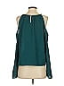 Kazo 100% Polyester Teal Sleeveless Blouse Size XS - photo 2