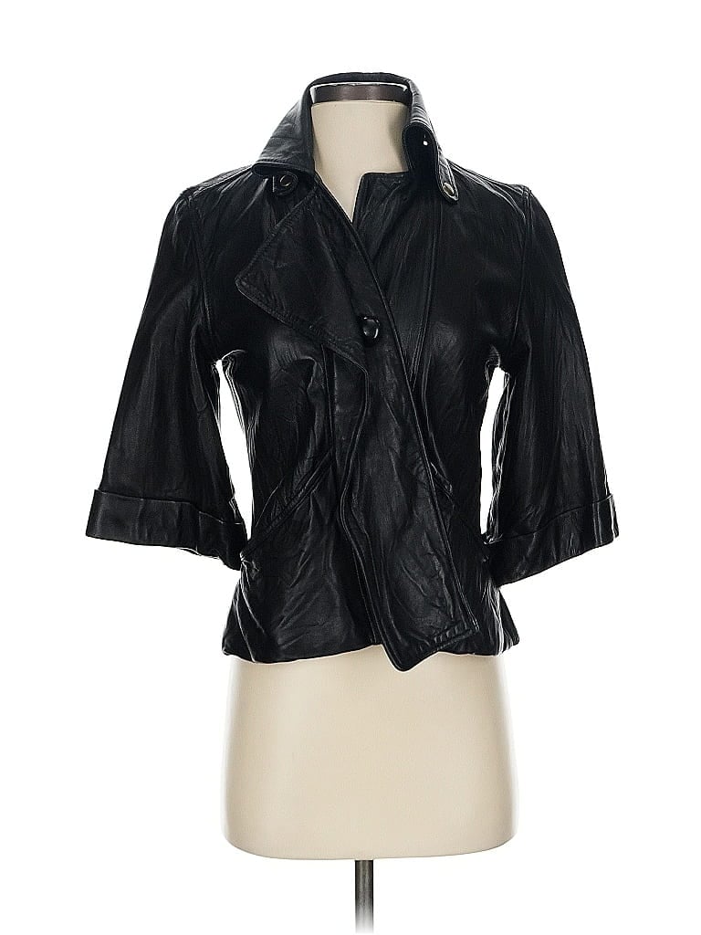 Mike & Chris 100% Leather Black Leather Jacket Size S - photo 1
