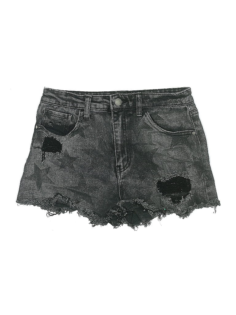 Pre-owned Material Girl Denim Shorts In Gray