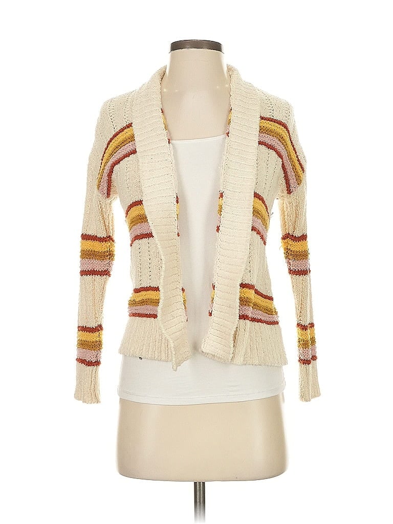 Pre-owned Madewell Cardigan Sweater In White