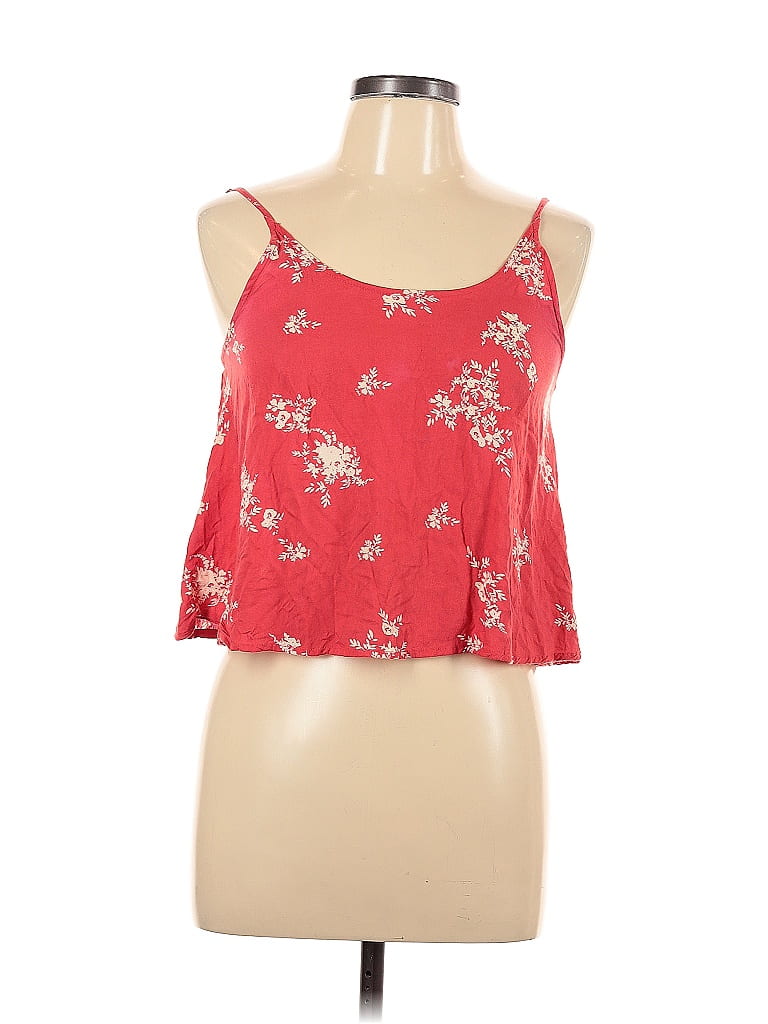 Pre-owned Billabong Sleeveless Blouse In Red