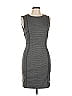 H&M Chevron-herringbone Gray Cocktail Dress Size 10 - photo 1