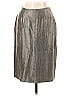Albert Nipon Metallic Silver Gray Formal Skirt Size 6 (petite) - photo 1