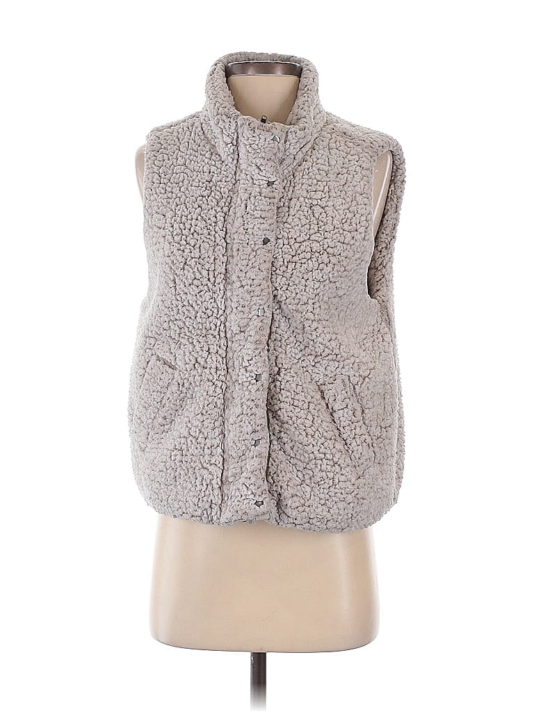 Pre-owned Thread & Supply Fleece Jacket In Gray