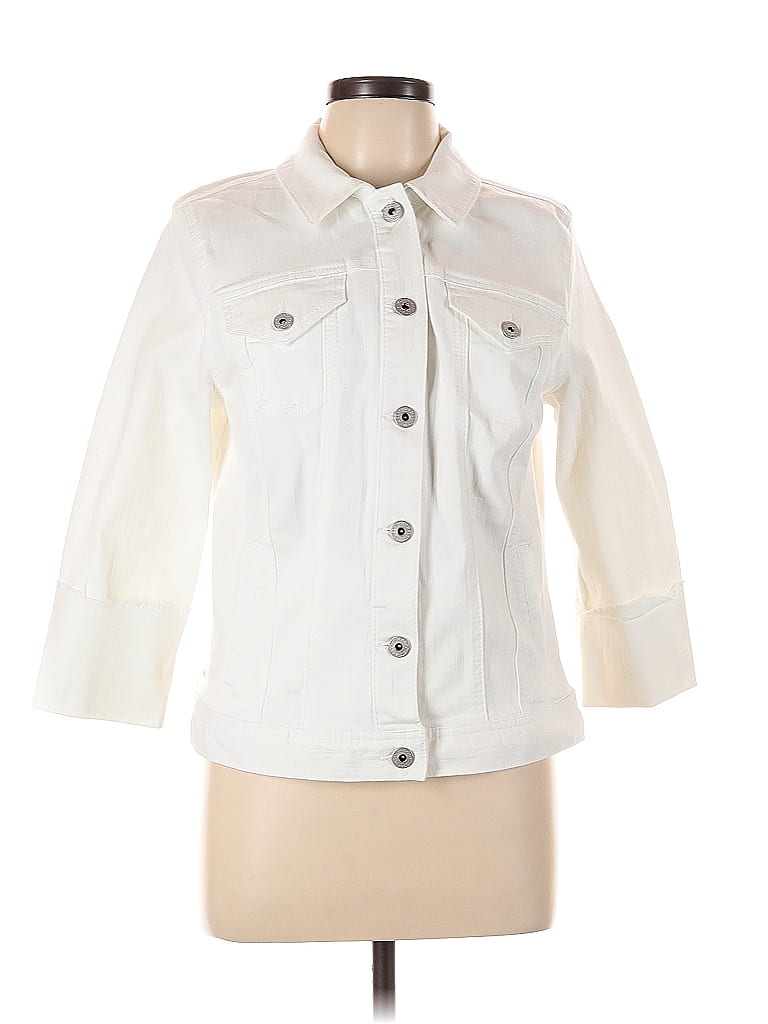 White Denim Jacket  - Sized