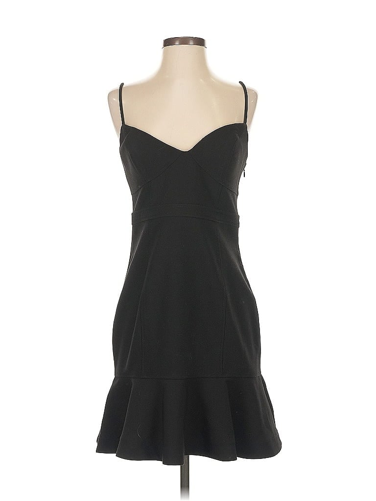 Likely Solid Black Cocktail Dress Size 4 - photo 1