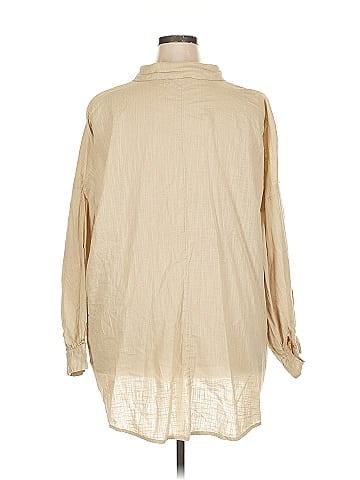 ASOS Design 3/4 Sleeve Button-Down Shirt (view 2)