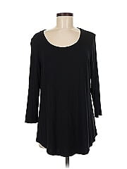 Jm Collection 3/4 Sleeve T Shirt