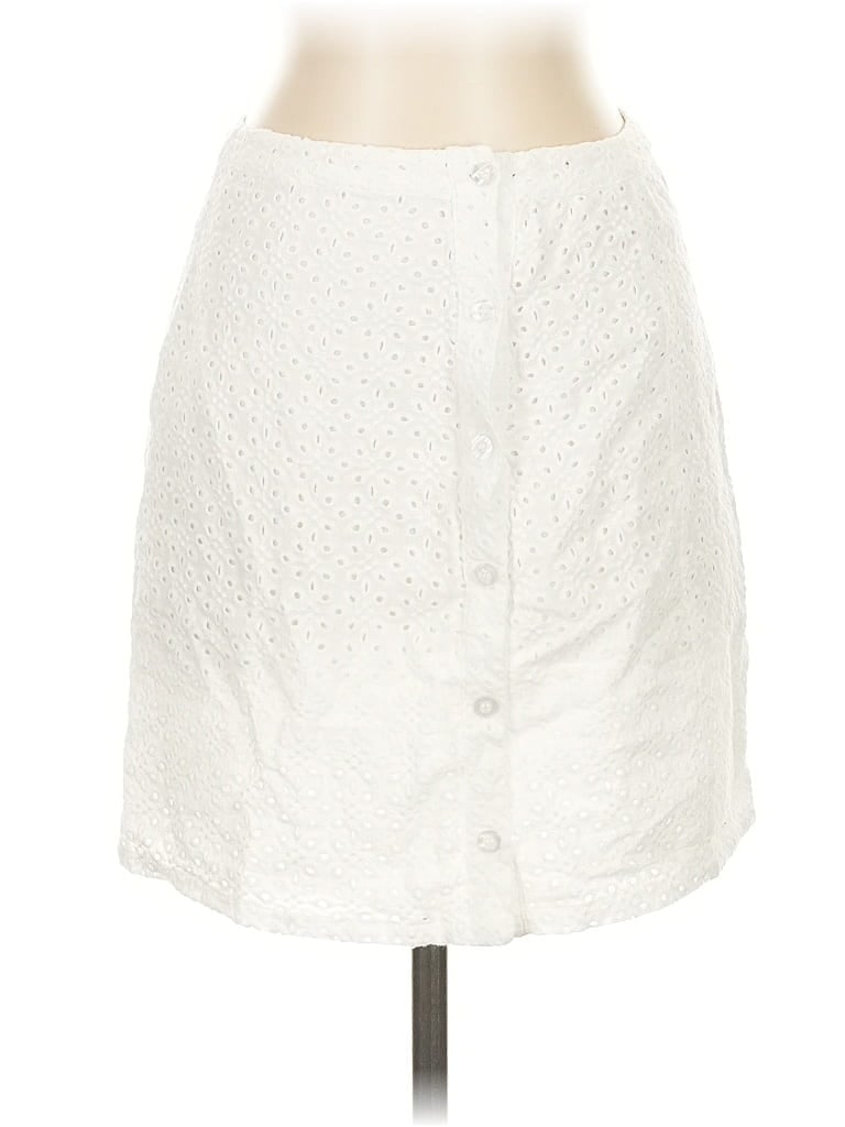 Pre-owned Unbranded Casual Skirt In White