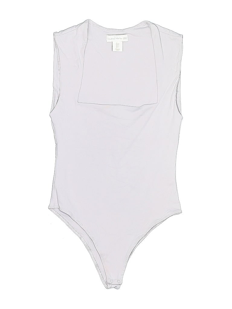 Pre-owned House Of Harlow 1960 Bodysuit In Gray
