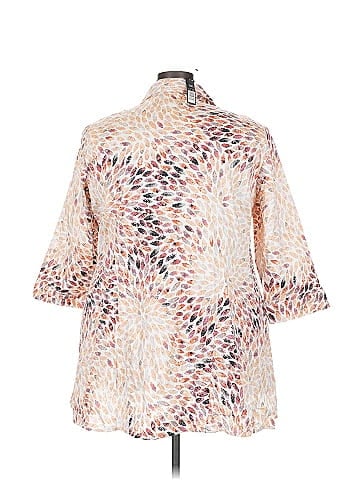 Nic + Zoe 3/4 Sleeve Button-Down Shirt (view 2)