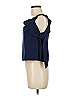 Topshop 100% Polyester Blue Sleeveless Blouse Size 6 - photo 5
