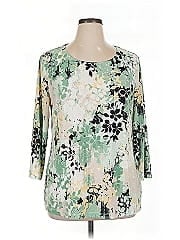 Jm Collection 3/4 Sleeve Blouse