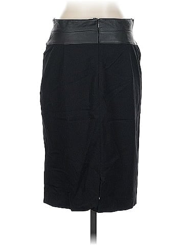 Lafayette 148 New York Faux Leather Skirt (view 2)
