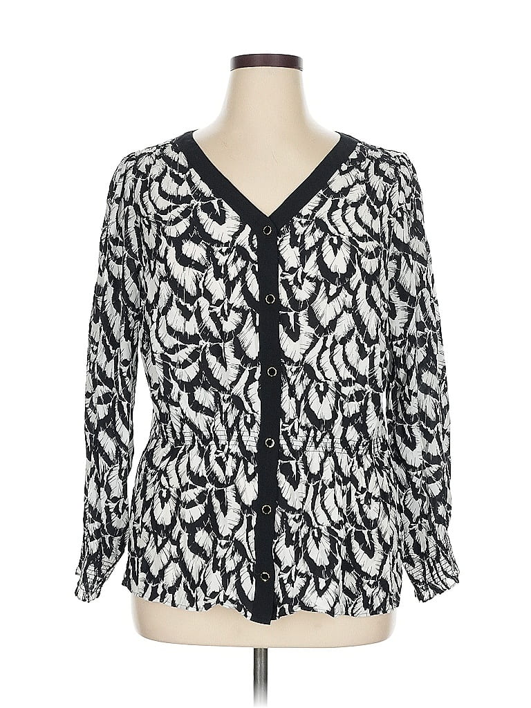 Talbots 100% Viscose Black Kimono Size 1X - photo 1