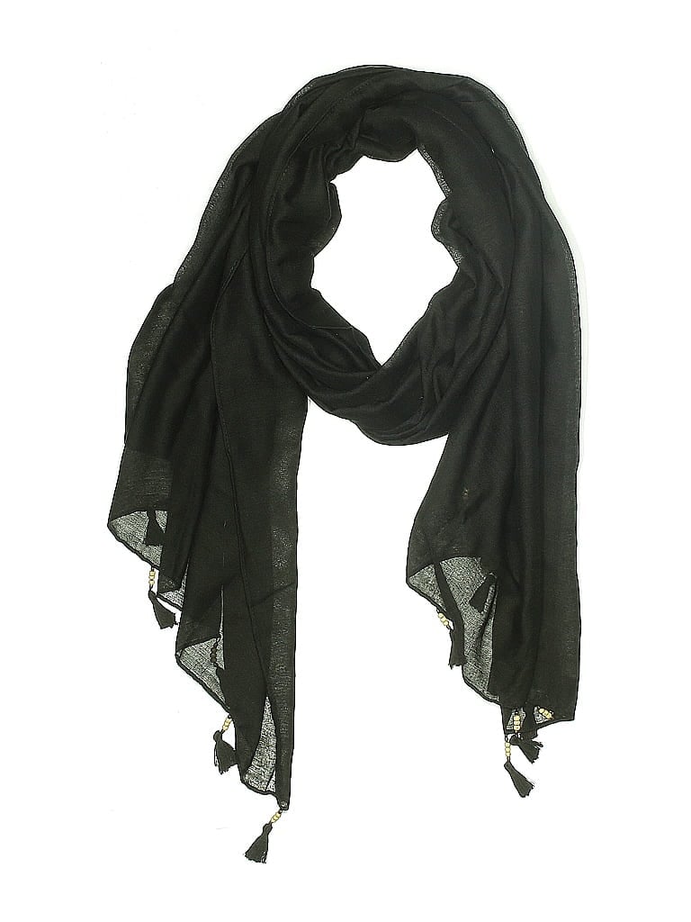 Pre-owned Unbranded Scarf In Black
