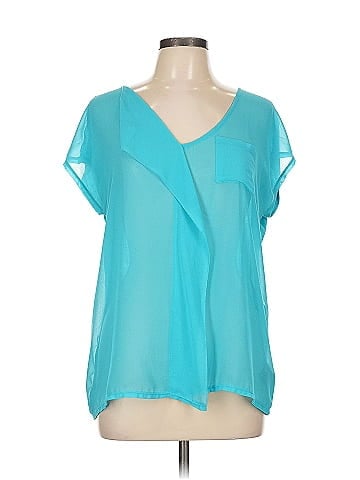 August Silk Short Sleeve Blouse (view 1)