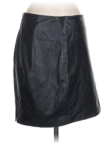 Bebe Faux Leather Skirt (view 2)