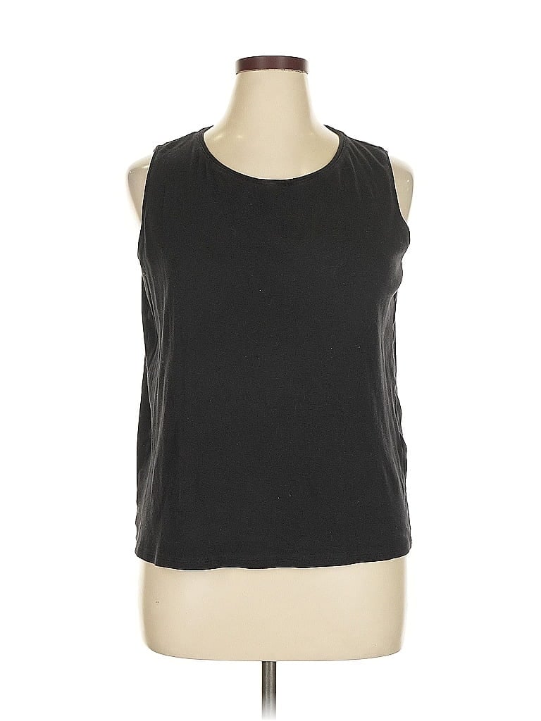 Pre-owned Chico's Sleeveless T-shirt In Black