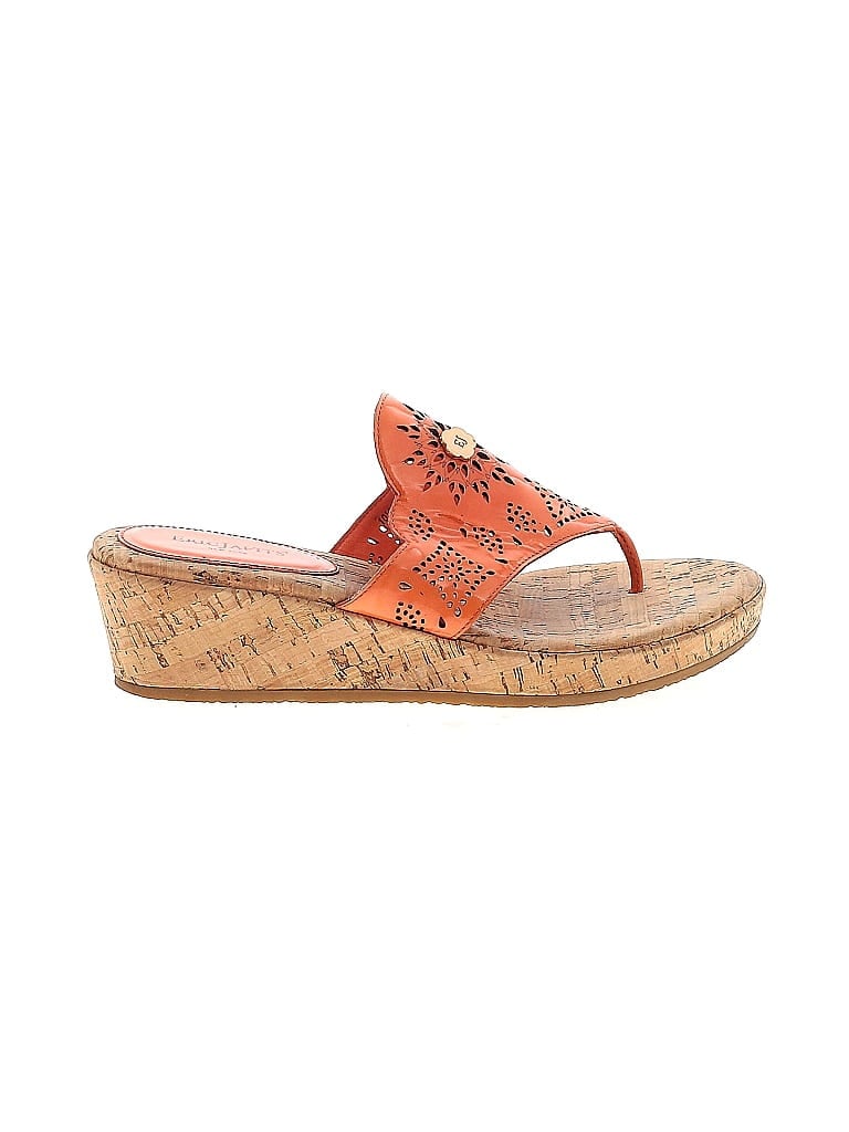 Pre-owned Eric Javits Wedges In Orange