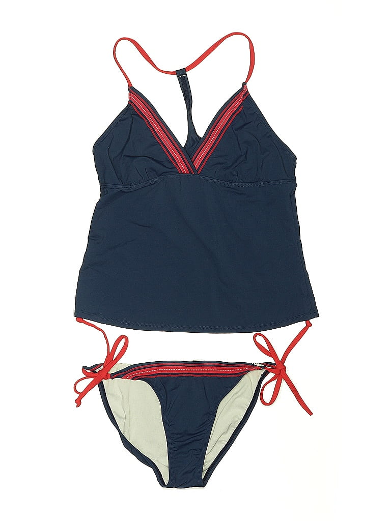 Brief de natation Asymetrical Colorblock One pour hommes - Bleu Azore