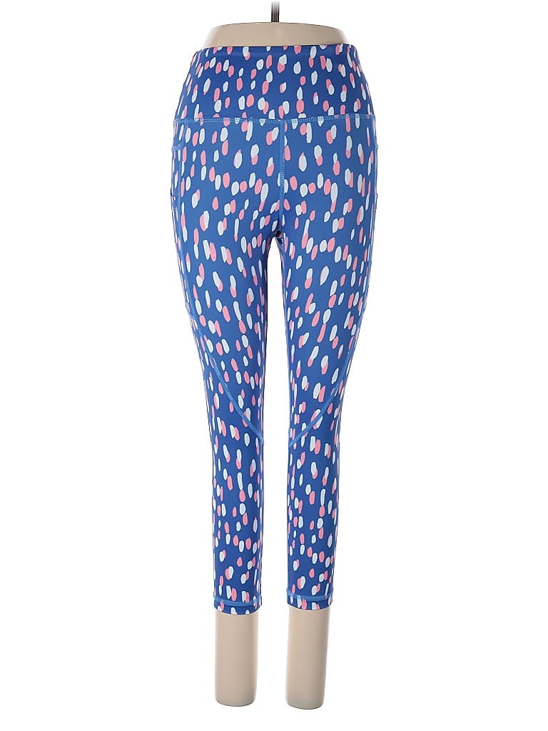 Pre-owned Zyia Active Leggings In Blue