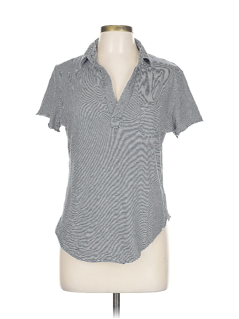 Frank & Eileen 100% Cotton Gray Blue Short Sleeve Polo Size L - photo 1