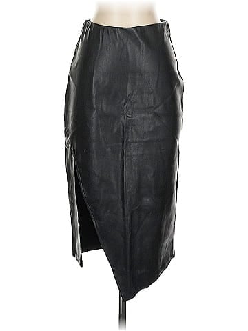 Bebe Faux Leather Skirt (view 1)