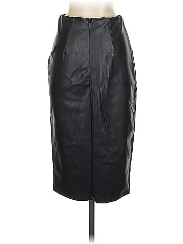 Bebe Faux Leather Skirt (view 2)