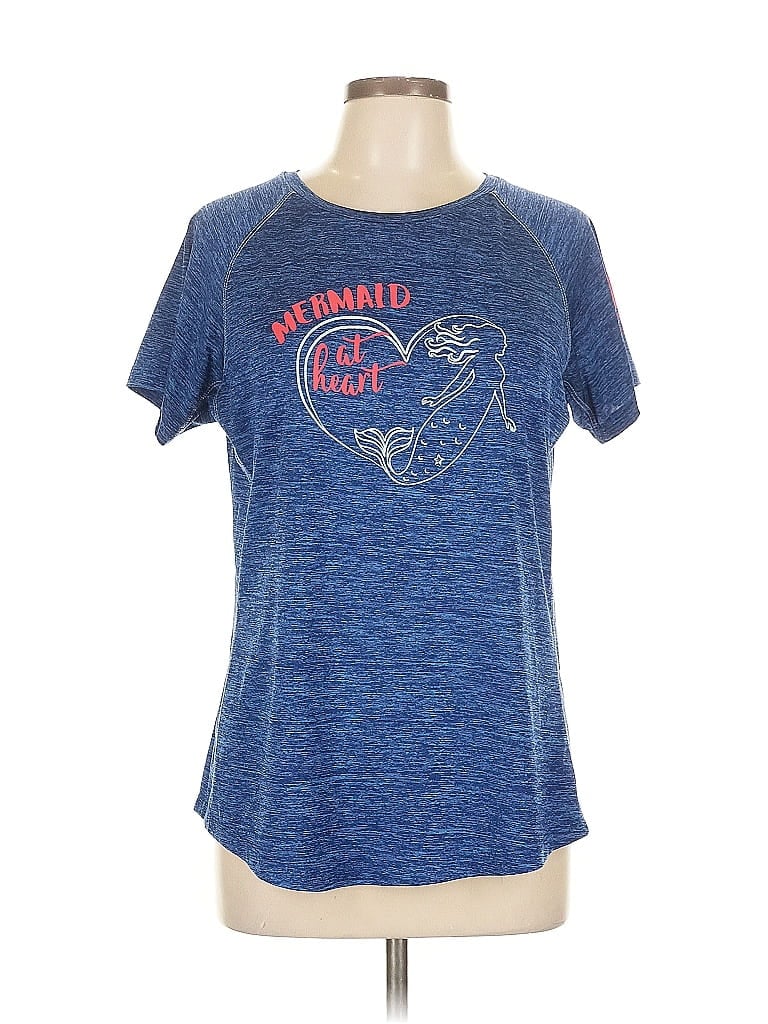 Pre-owned Assorted Brands Active T-shirt In Blue