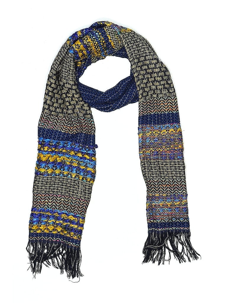 Pre-owned Unbranded Scarf In Blue