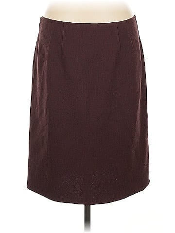 Linda Allard Ellen Tracy Wool Skirt (view 2)