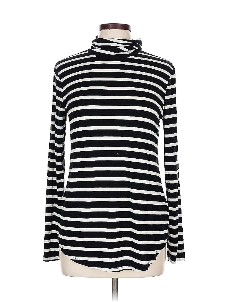 Pre-owned Old Navy Long Sleeve Turtleneck In Black