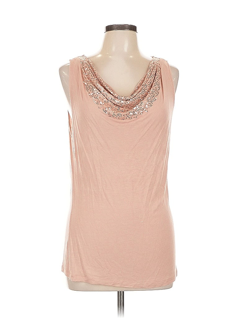 Apt. 9 100% Rayon Tan Sleeveless Top Size L - photo 1
