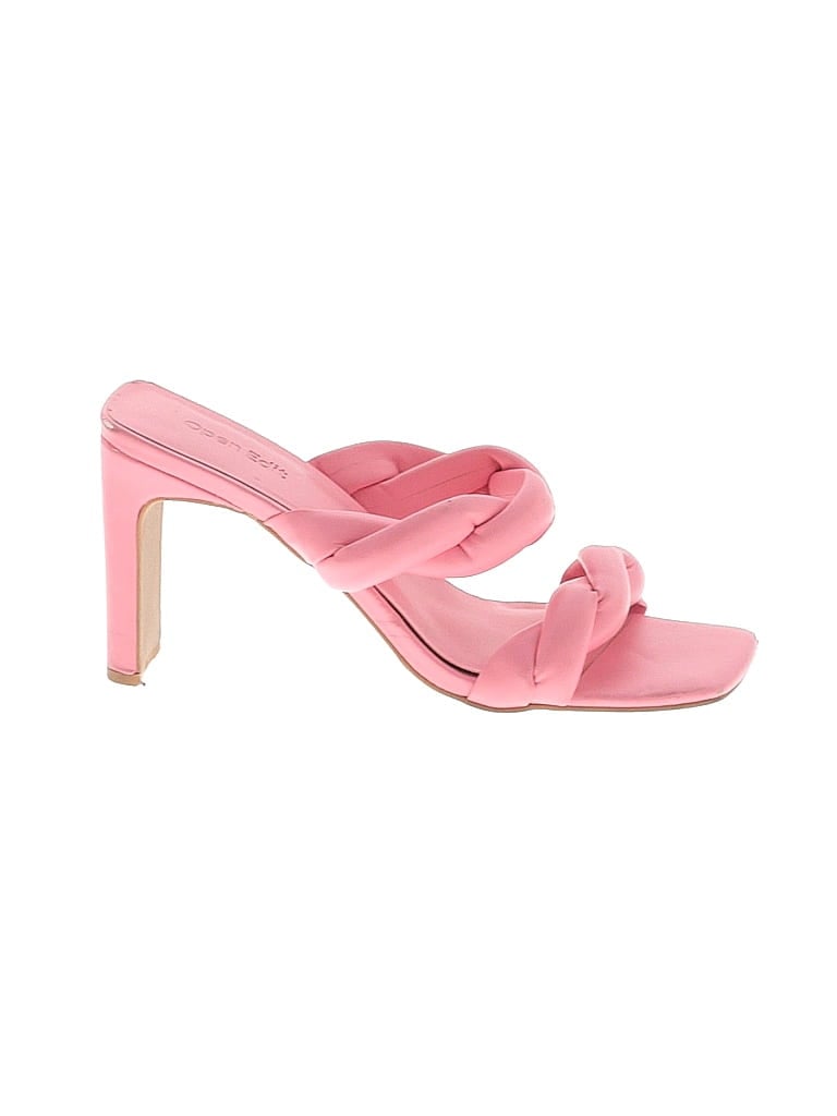 Pre-owned Open Edit Mule/clog In Pink