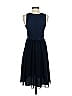 Armani Exchange 100% Polyester Argyle Blue Cocktail Dress Size 2 - photo 2