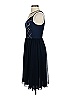 Armani Exchange 100% Polyester Argyle Blue Cocktail Dress Size 2 - photo 4