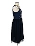 Armani Exchange 100% Polyester Argyle Blue Cocktail Dress Size 2 - photo 3
