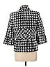 Doncaster Collection Houndstooth Black Gray Blazer Size 10 - photo 2