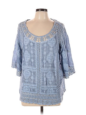 Democracy 3/4 Sleeve Blouse (view 1)